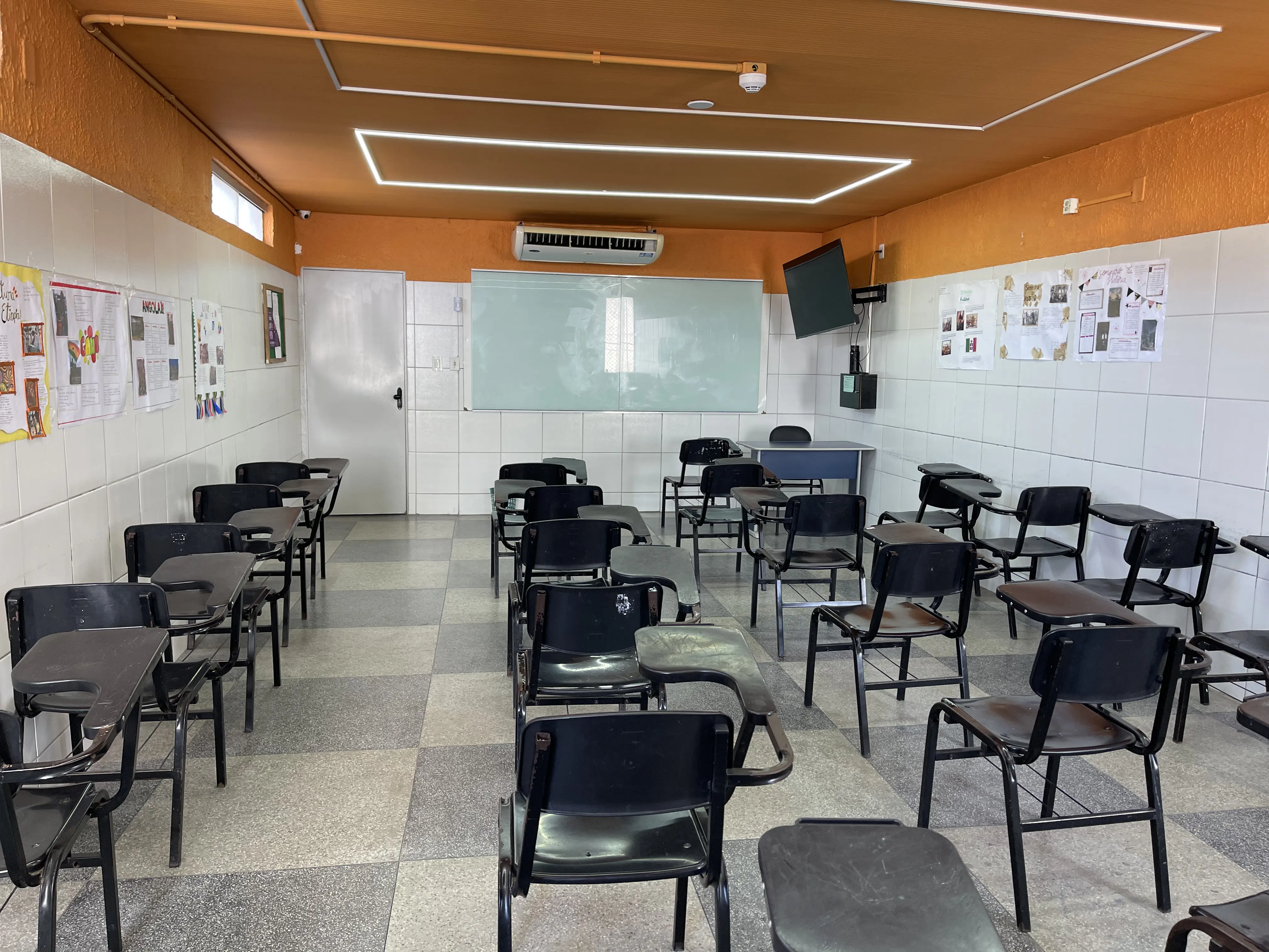 Sala de aula do Colégio Irene Borges